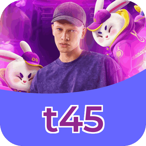 Interface do aplicativo t45 mostrando jogos disponíveis no iOS e Android